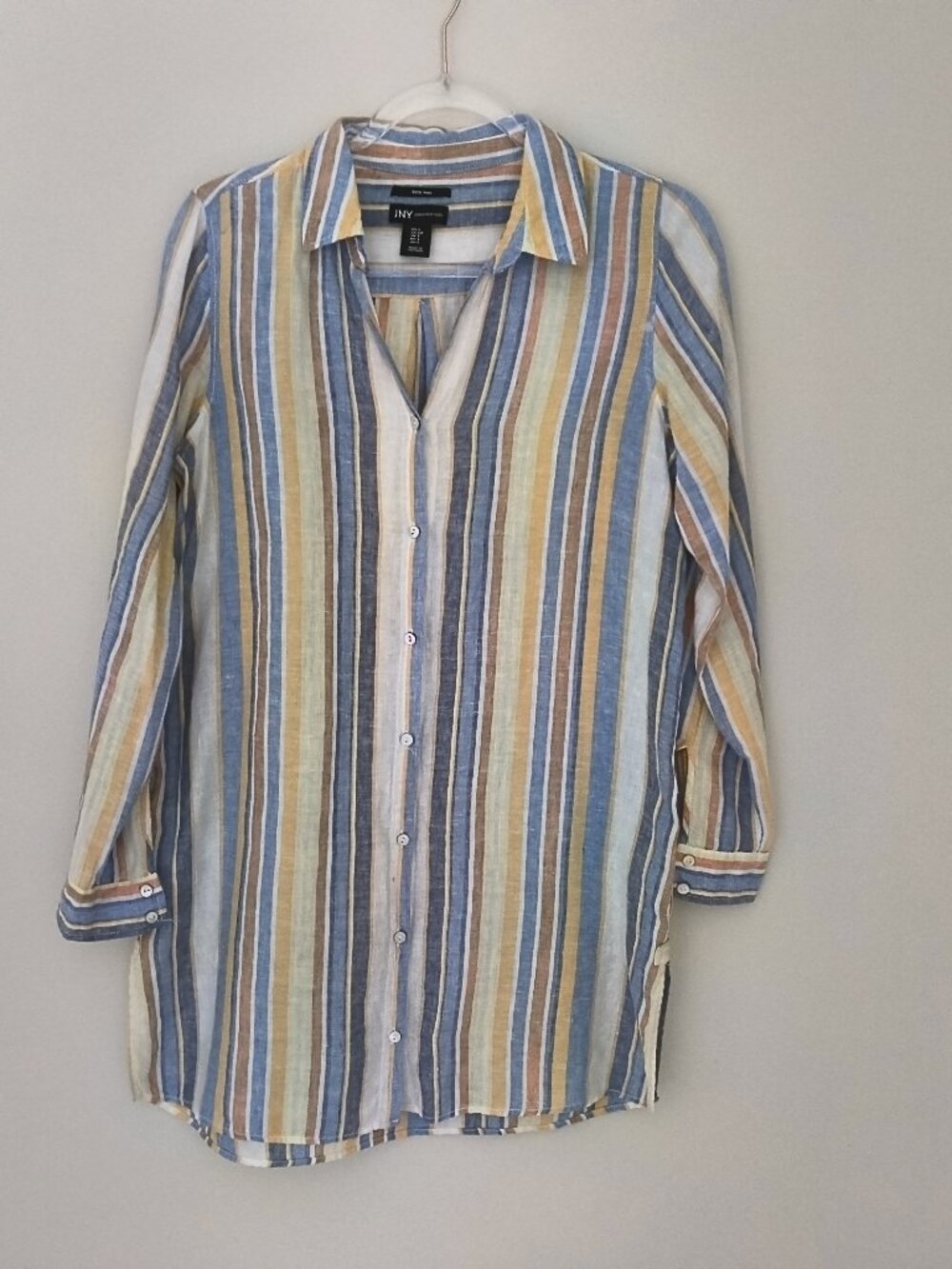 Jones New York linen shirt/tunic size S